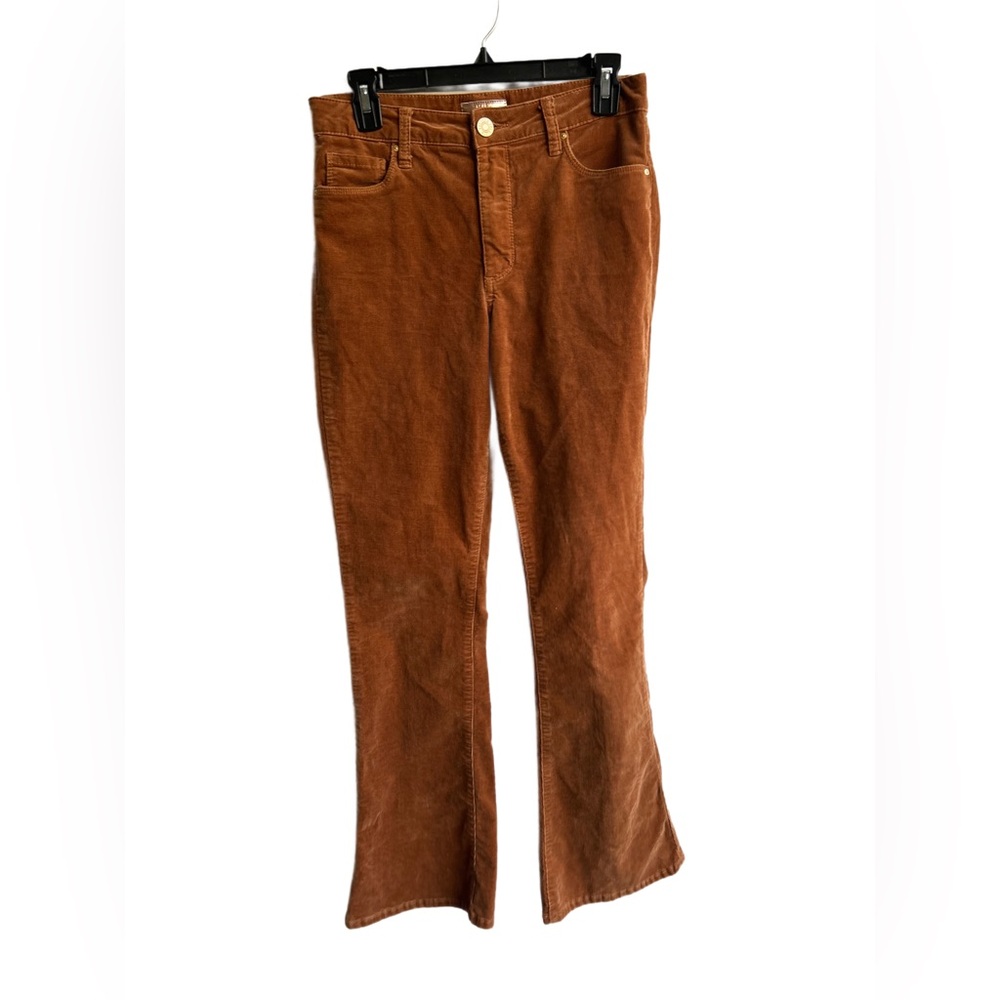 Kut from the Kloth Ana High Rise Flare Tan Corduroy Pants